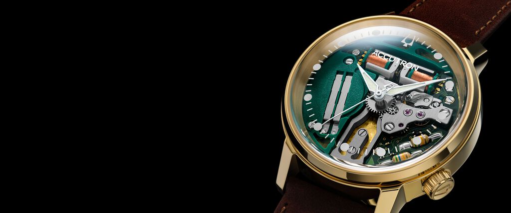 Accutron Spaceview 314 Tuning Fork Beauty Shot